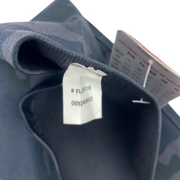 Spanx Look at Me Now Camo Blue Seamless Leggings Womens Size Small - Picture 6 of 8